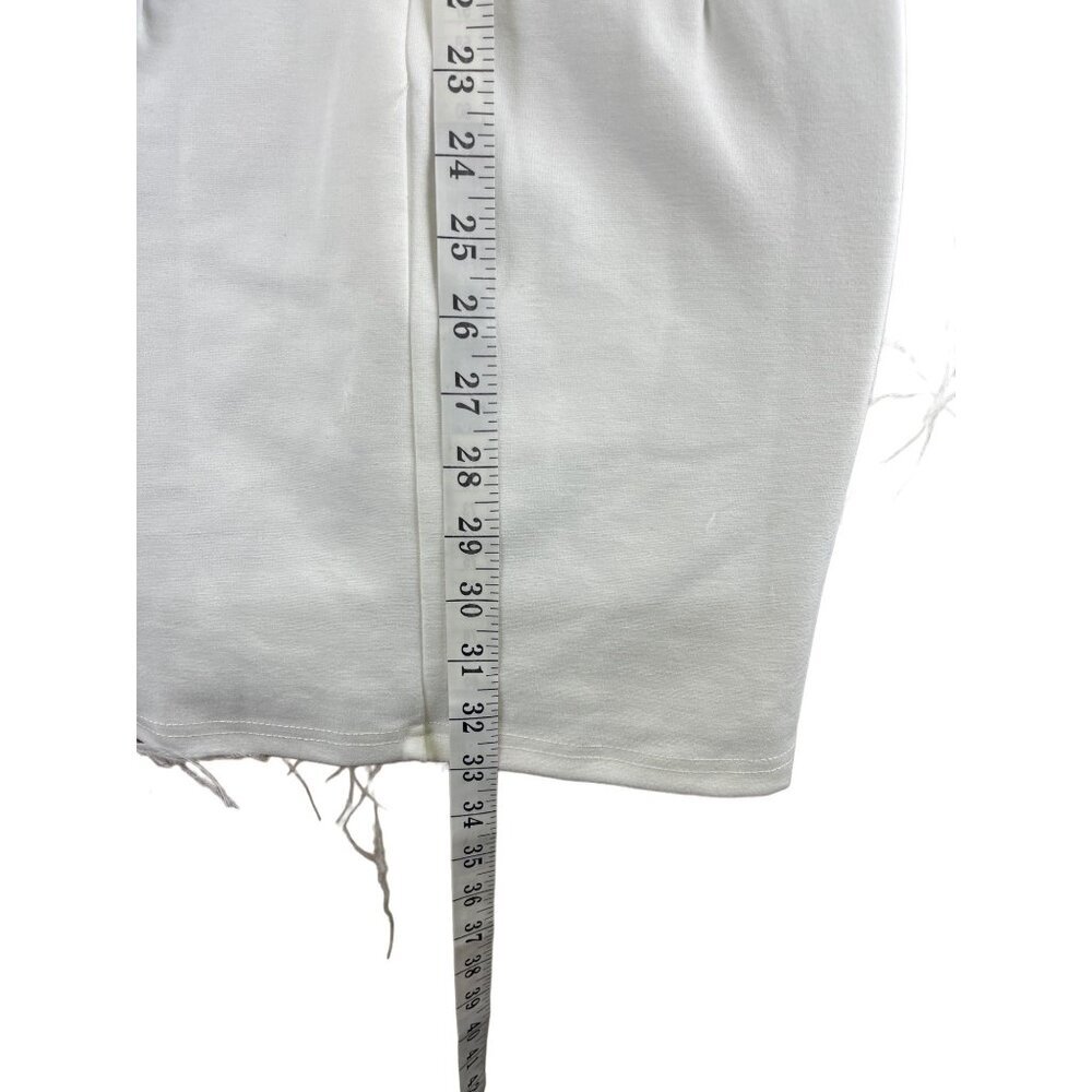 Fashion Nova Trust Fund Please Women's Dress V-Neck Rhinestones Feather Trim XS - Picture 7 of 11